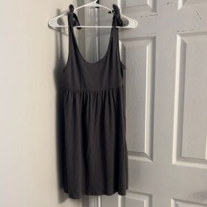 Black Dress with Tie Straps